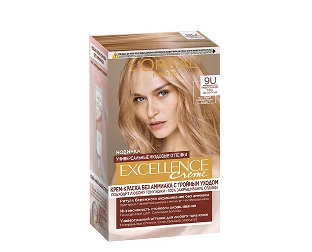 Loreal Paris Excellence hair dye N2U